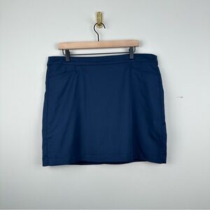 PGA‎ Tour Motionflux 360 Navy Golf Skort Moisture Wicking Athletic Size 16